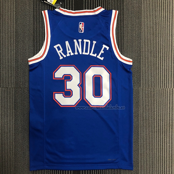 Camiseta New York Knicks Julius Randle NO 30 Statement 2020-21 Azul